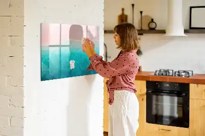 Magnetinė piešimo lenta Paplūdimys ir jūra