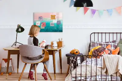Magnetinė piešimo lenta Paplūdimys ir jūra