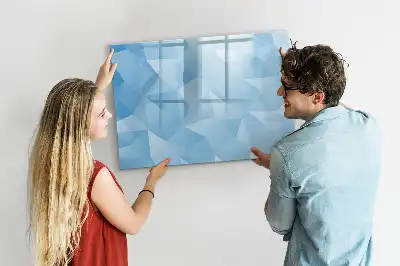 Magnetinė piešimo lenta trikampių abstrakcijos dizaino