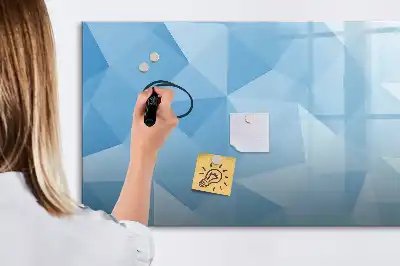 Magnetinė piešimo lenta trikampių abstrakcijos dizaino