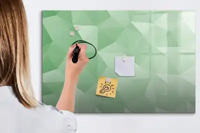 Magnetinė piešimo lenta trikampių abstrakcijos dizaino