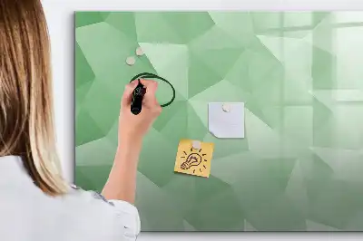Magnetinė piešimo lenta trikampių abstrakcijos dizaino