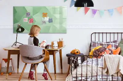 Magnetinė piešimo lenta trikampių abstrakcijos dizaino