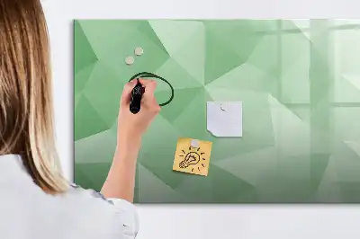 Magnetinė piešimo lenta trikampių abstrakcijos dizaino