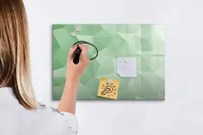 Magnetinė piešimo lenta trikampių abstrakcijos dizaino