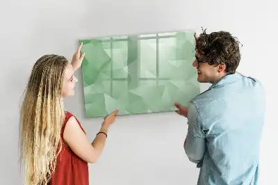Magnetinė piešimo lenta trikampių abstrakcijos dizaino