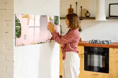 Magnetinė rašymo lenta vasaros nuotaikos dizaino