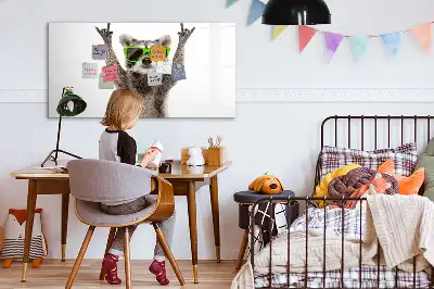 Magnetinė piešimo lenta Sukulenti su akiniais