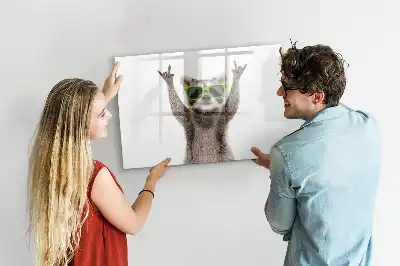 Magnetinė piešimo lenta Sukulenti su akiniais
