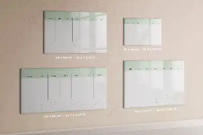 Magnetinė rašymo lenta savaitės planuoklis