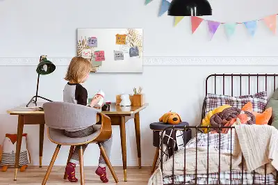 Magnetinė rašymo lenta egzotinių lapų rašto