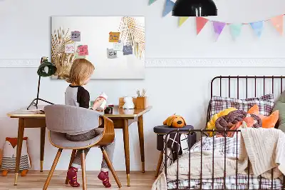 Magnetinė rašymo lenta egzotinių lapų rašto