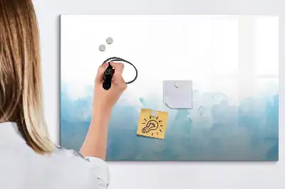 Magnetinė rašymo lenta su dažų taškų dizainu