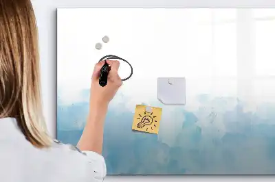 Magnetinė rašymo lenta su dažų taškų dizainu
