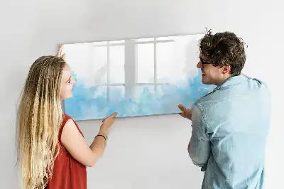 Magnetinė rašymo lenta su dažų taškų dizainu