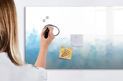 Magnetinė rašymo lenta su dažų taškų dizainu