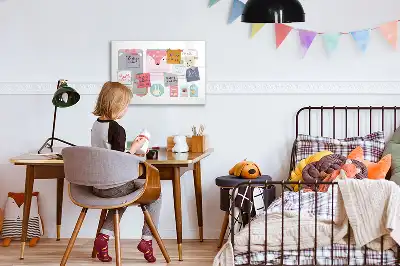 Magnetinė rašymo lenta linksmi knygų skirtukai
