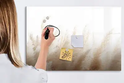 Magnetinė piešimo lenta Medžio rievių abstrakcija
