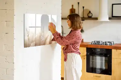 Magnetinė piešimo lenta Medžio rievių abstrakcija