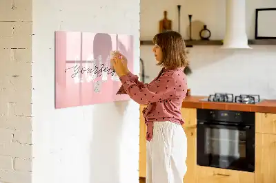 Magnetinė rašymo lenta su užrašu Mylėk save