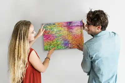 Magnetinė piešimo lenta nudažyta siena