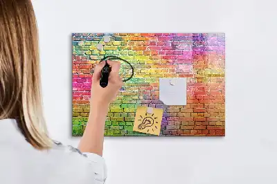 Magnetinė piešimo lenta nudažyta siena