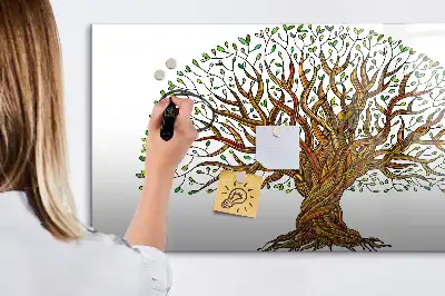 Magnetinė rašymo lenta Medžio šaknis