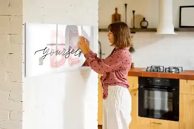 Magnetinė piešimo lenta su užrašu Būk savimi
