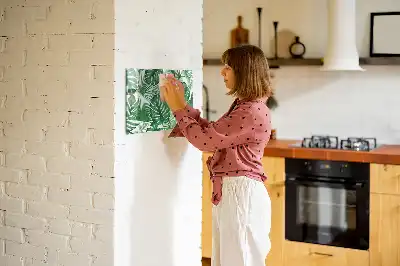 Magnetinė piešimo lenta su monsteros lapų raštu
