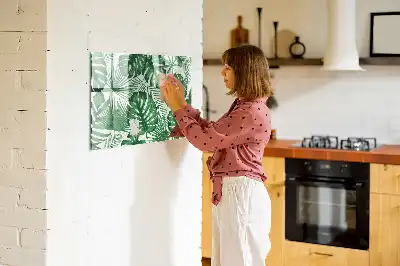 Magnetinė piešimo lenta su monsteros lapų raštu