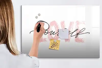 Magnetinė piešimo lenta Mylėk save