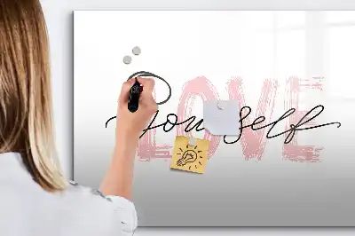 Magnetinė piešimo lenta Mylėk save