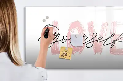 Magnetinė piešimo lenta Mylėk save