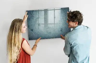 Magnetinė rašymo lenta su senovinio žemėlapio dizainu