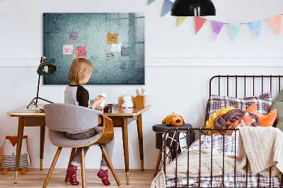 Magnetinė rašymo lenta su senovinio žemėlapio dizainu