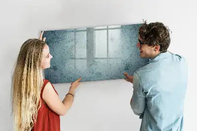 Magnetinė rašymo lenta su senovinio žemėlapio dizainu