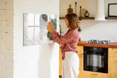 Magnetinė rašymo lenta dekoratyvinių augalų dizaino