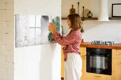 Magnetinė rašymo lenta dekoratyvinių augalų dizaino