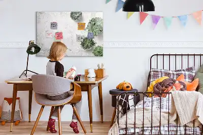 Magnetinė rašymo lenta dekoratyvinių augalų dizaino