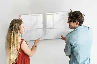 Magnetinė piešimo lenta dekoratyvinio marmuro rašto