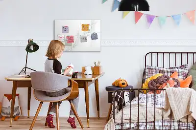 Magnetinė piešimo lenta dekoratyvinio marmuro rašto