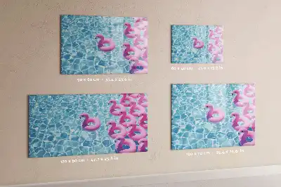 Magnetinė rašymo lenta pripučiami flamingai