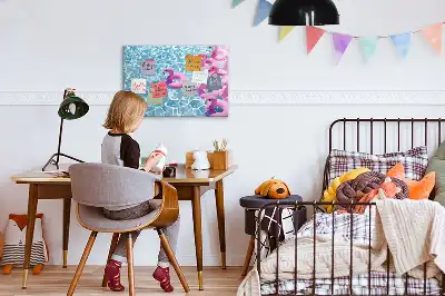 Magnetinė rašymo lenta pripučiami flamingai