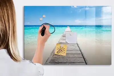 Magnetinė piešimo lenta tropinė sala
