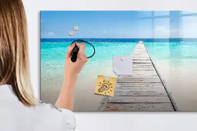 Magnetinė piešimo lenta tropinė sala