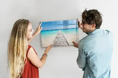 Magnetinė piešimo lenta tropinė sala