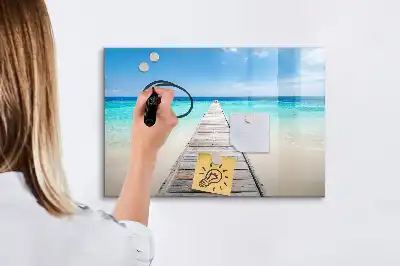 Magnetinė piešimo lenta tropinė sala