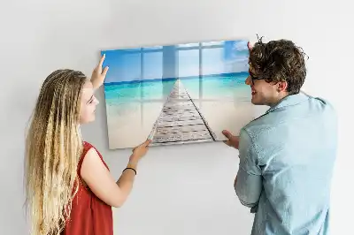 Magnetinė piešimo lenta tropinė sala