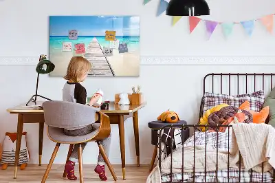 Magnetinė piešimo lenta tropinė sala