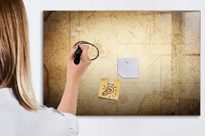Magnetinė piešimo lenta senasis pasaulio žemėlapis